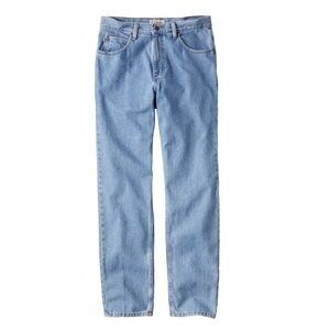 NWT 33x29 LL Bean Double L Classic Fit Denim men’s Jeans In “Faded Denim”